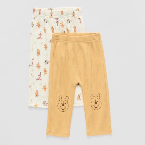 Baby Unisex Straight Regular Fit Winnie The Pooh Pull-On Pant, Color: Yellow - JCPenney
