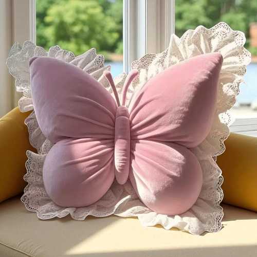 Cozy Butterfly throw pillow, Butterfly shaped pillow, Bedroom decoration, Sofa cushion, Couch pillow, Living room decoration