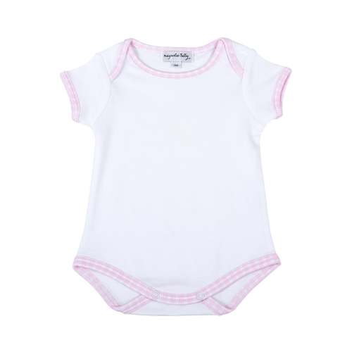 New Beginnings Short Sleeve Bodysuit - Pink
