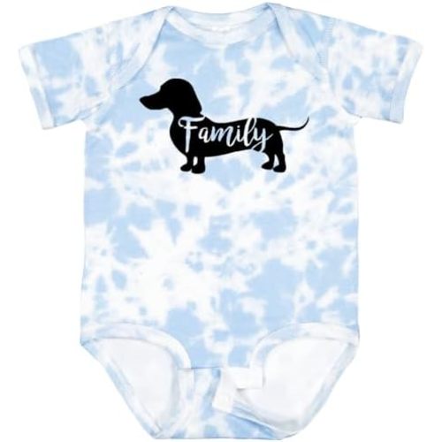 inktastic Family Dog- Short Haired Dachshund Baby Bodysuit