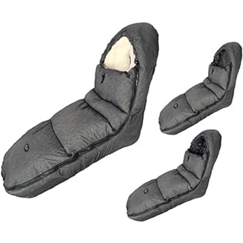 CozyMe Stroller Footmuff - Adjustable Winter Stroller Blanket Evolution for Toddler, Multi Purpose Fleece Lined Warm Hooded Bunting Bag for Baby, Water Repellent | (6M - 4T)