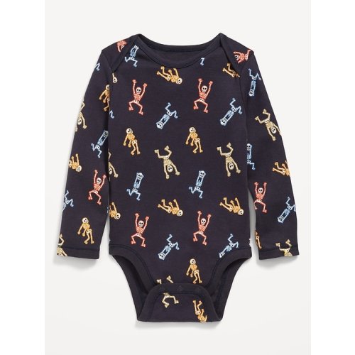 Printed Long-Sleeve Bodysuit for Baby