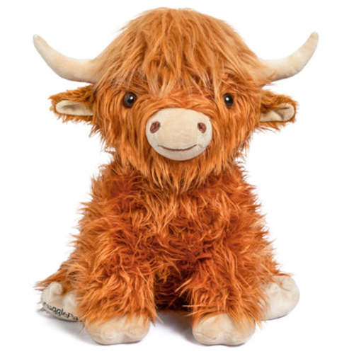 SnugglePals Highland Cow Stuffed Animal | Jumbo Sized | 16" Tall