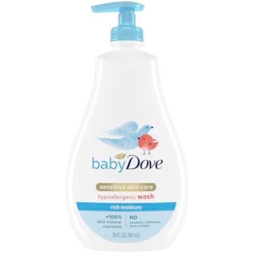 Baby Dove Sensitive Skin Care Baby Wash Rich Moisture 20 fl oz