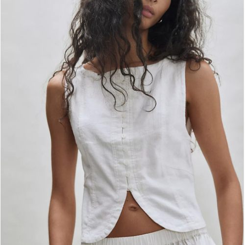 We The Free By The Sea Linen Tank | Free People