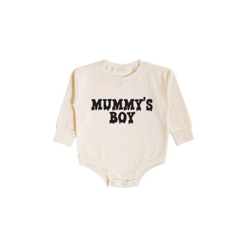 Mummy's Boy Halloween Long Sleeve Romper