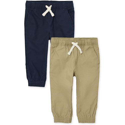 The Children's Place and Toddler Stretch Pull on Jogger Pants,multipacks