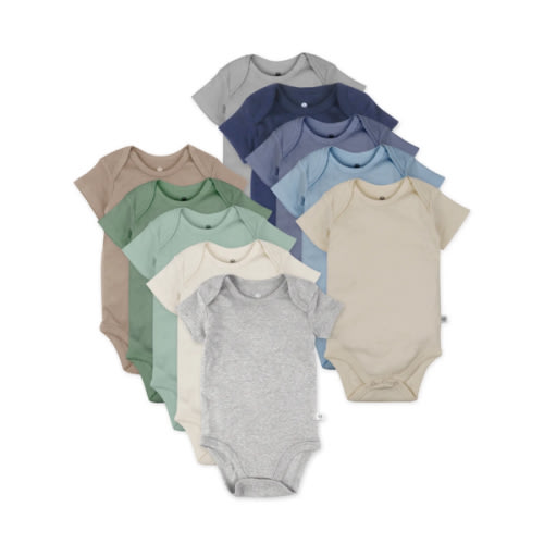 10-Pack Organic Cotton Short Sleeve Bodysuits | Honest Baby Clothing