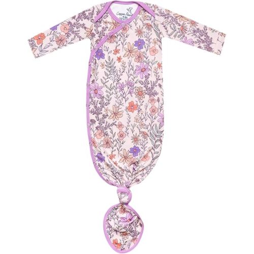 Newborn Knotted Gown "Flora" by Copper Pearl