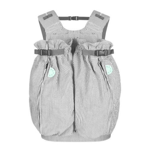 The Weego TWIN Baby Carrier - Grey & White