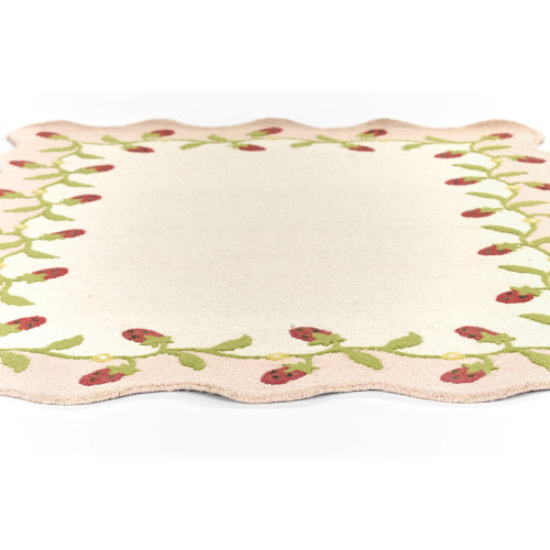 Birch Lane™ Alcona Hand Tufted Wool Floral Multi Area Rug