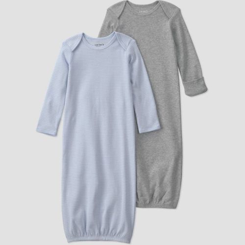 Carter's Just One You® Baby Boys' Long Sleeve Nightgown - Blue Newborn