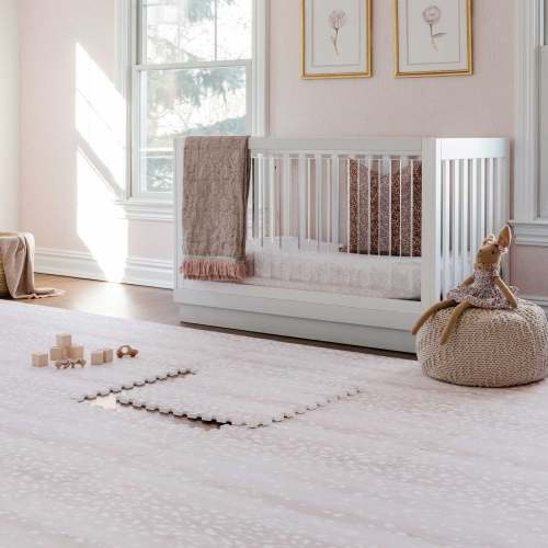 Little Nomad Play Mat | Fawn - 4x6 - Pink