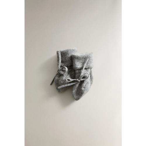 BABY CASHMERE BOOTIES - Gray | ZARA United States