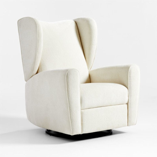 Crate&Kids Seesaw Cream Nursery Power Recliner Chair