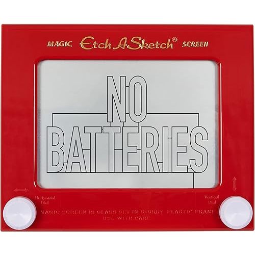 Etch A Sketch, Classic Red Drawing Toy with Magic Screen, for Ages 3 and Up