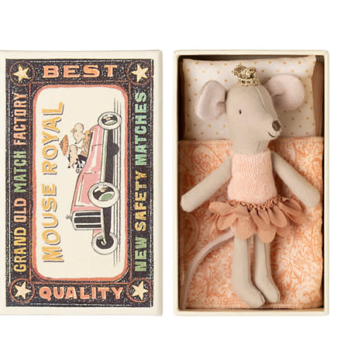 Princess mouse, Little sister in matchbox - Maileg USA