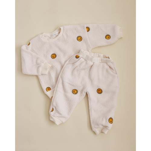 Sherpa Smiley Sweat Set