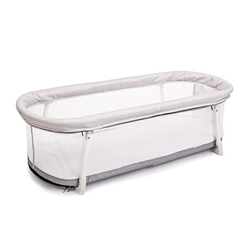 Baby Delight Snuggle Nest Bassinet, Portable Baby Bed, for Infants 0 – 5 Months, Organic Oat