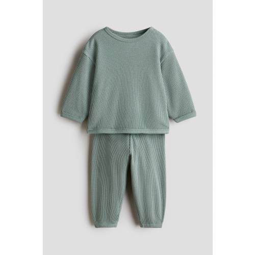 2-PIECE WAFFLED COTTON SET