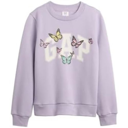 GAP Girls' Logo Crewneck Sweatshirt