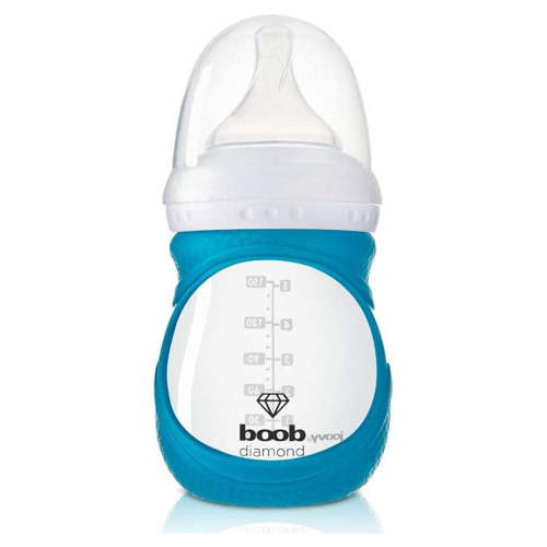 joovy Boob Diamond 5 oz with Turquoise Sleeve