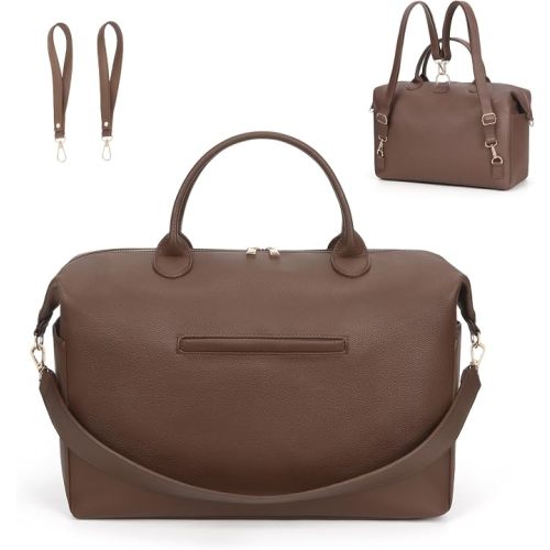 Diaper Bag Tote Convertible Vegan Leather Diaper Tote Backpack Diaper Mommy Bags Hospital Bag Work Totes