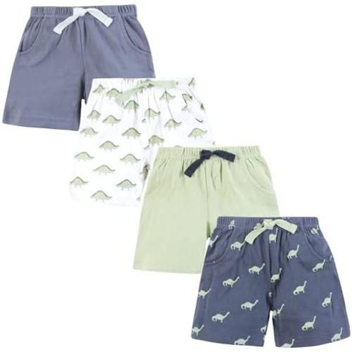 Hudson Baby Baby Shorts Bottoms 4-Pack