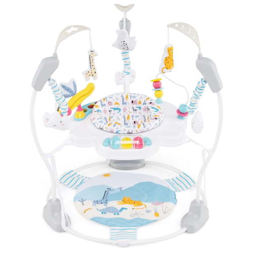 OLAKIDS Baby Activity Center , 3 in 1 Play Centre Jumpers and Bouncers with Music, Lights, Interactive Toys, 360°Rotating Seat, 3 Adjustable Heights, Exersaucer Learning Toys for Baby 6-12 Months - Walmart.ca