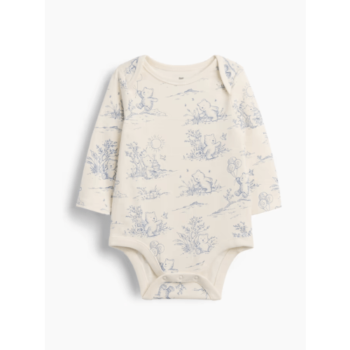 Baby First Favorites Organic Cotton Bear Toile Bodysuit