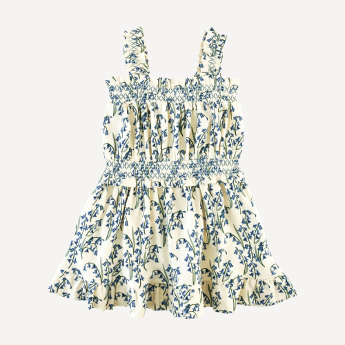 winnie tank dress | bluebells | organic cotton interlock