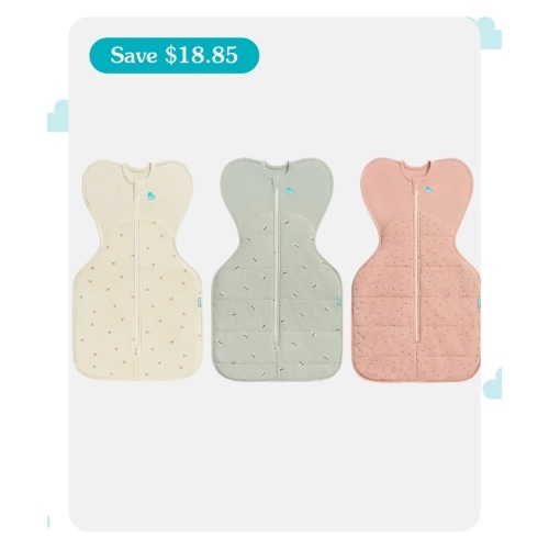 Swaddle up Starter Bundle 1.5 | 2.5 TOG | Oat Twigs | Olive Bees | Rose Pebbles