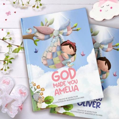 Kid's Gift, Baptism Gift for Baby, First Communion Gift, Personalized Gift for Baby, Baby Gift, Baby’s First Birthday Gift,