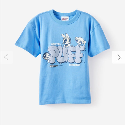 Powerpuff Girls Drop Shoulder Short Sleeve Tee