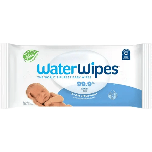 WaterWipes Original Plastic-Free Unscented Hypoallergenic Wipes