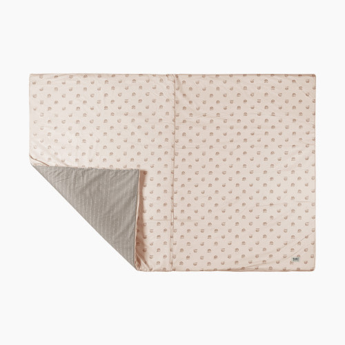 Toki Kids Epic Organic Cotton Play Mat - Rainbow Peach