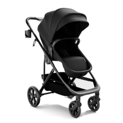 Mompush Wiz Pro 4-in-1 Baby Stroller, Black, 2023
