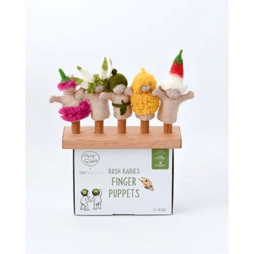 May Gibbs x Tara Treasures - Bush Babies Finger Puppets Set