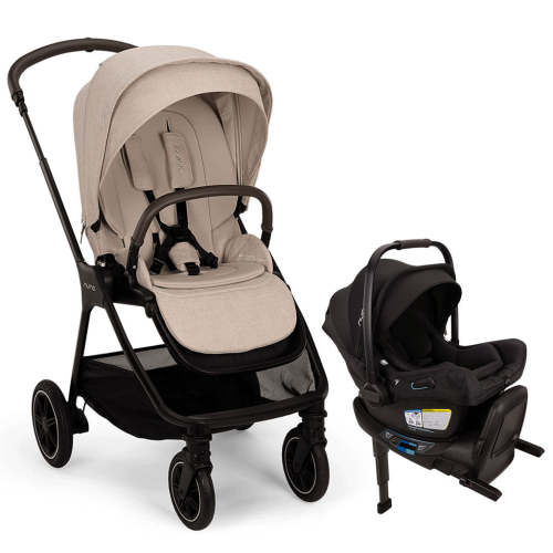 TRIV Next Stroller + PIPA Series Travel System - Biscotti / PIPA rx Aire / Caviar