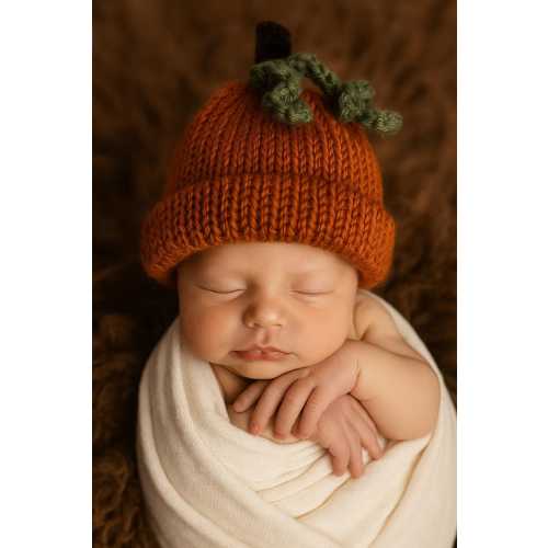 Infant Pumpkin Hat