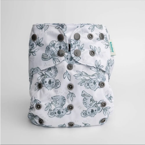 Animals and Insects: Essentials Pocket Cloth Diaper with Athletic Wicking Jersey, Grows with your Baby