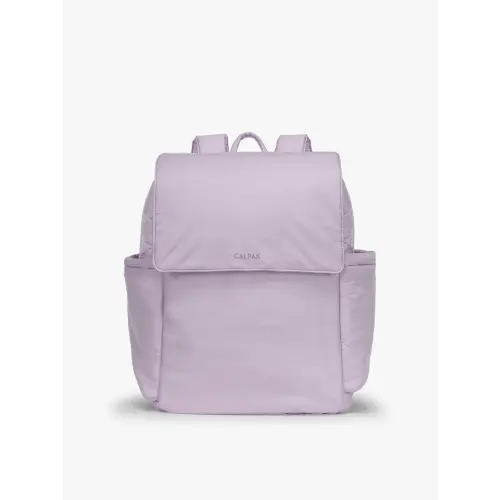 Diaper Backpack with Laptop Sleeve in Orchid