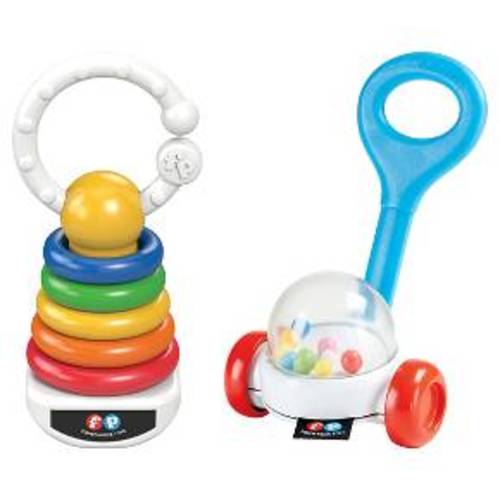 Fisher-Price(R)  Corn Popper Rattle & Rock-A-Stack Clacker Set
