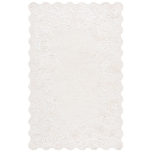 Safavieh Jardin Hand Tufted Wool;Cotton Floral Indoor Rug | Wayfair