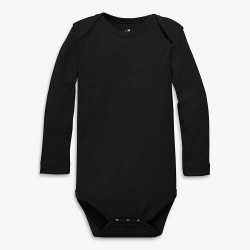 Clearance organic long sleeve babysuit | Primary.com