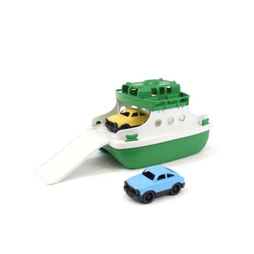 Green Ferry Boat with Mini Cars | Green Toys