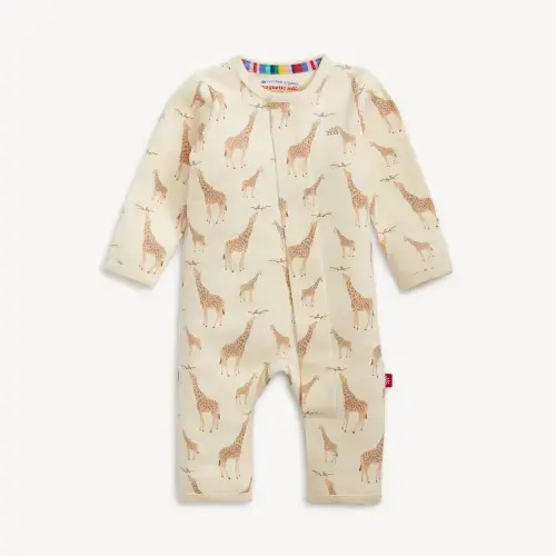 Magnetic Coverall – Giraffe - 3-6M