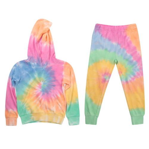 Just Love Tie Dye Sweatshirt and Jogger Pants for Girls 17622-10588-10-12 (4, Tie Dye Pastel Swirl)