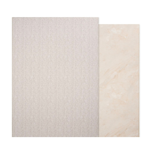 Large Foam Play Mat - Travertine/Herringbone