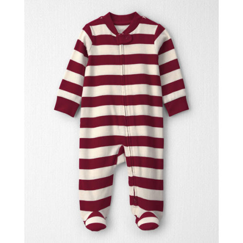 Baby Organic Cotton Ribbed Sleep & Play Pajamas in Stripes - Little Planet | Carter's